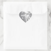 3d Heer Ganesha - OM Hart Sticker (Tas)