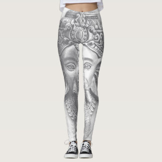 3d Heer Ganesha - Om Leggings