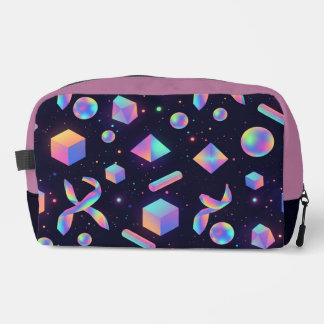 3D Holographic Geometric Aesthetic Makeup Bag Toilettasje