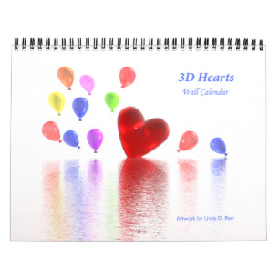 3D-hoofdkwartier wandagenda Kalender