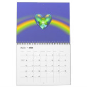 3D-hoofdkwartier wandagenda Kalender (Mar 2026)