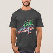 3D Iers Amerikaans T-shirt (Voorkant)