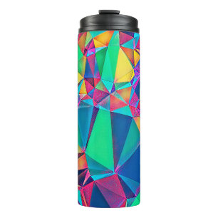 3D illustratie. Abstracte achtergrond. Kleur Thermosbeker
