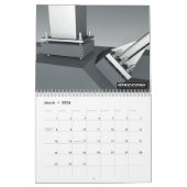 3D INDUSTRIËLE FINE ART B&W - DIGITALE ART KALENDER (Mar 2026)