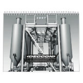 3D INDUSTRIËLE FINE ART B&W - DIGITALE ART KALENDER (Hoes)