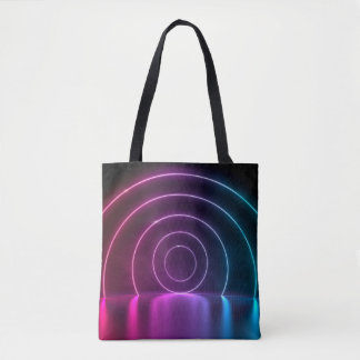 3d ing van ultraviolet cirkelportaalgolven draagtas