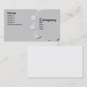 3D Ingegraveerd uiterlijk Visitekaartje (Voorkant / Achterkant)