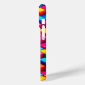 3D Isometric Colorful Blocks Phone Case - Vibrant  (Achterkant / Links)