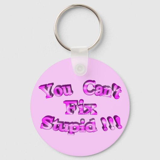 3D Je kunt geen onstuimige oplossing vinden!!! Sleutelhanger (Voorkant)