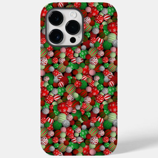 3D kerstballen Case-Mate iPhone Case (Achterkant)