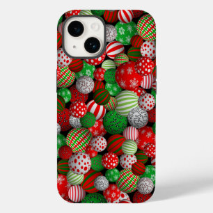 3D kerstballen Case-Mate iPhone 14 Hoesje