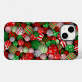 3D kerstballen Case-Mate iPhone Case (Achterkant (horizontaal))