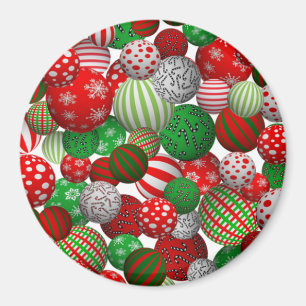 3D kerstballen Magneet