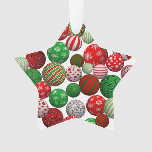 3D kerstballen Ornament (voorkant)