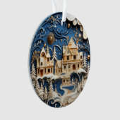 3d Kerstdorp Ornament (voorkant)
