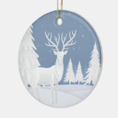 3D kerstkeramisch Ornament (Links)