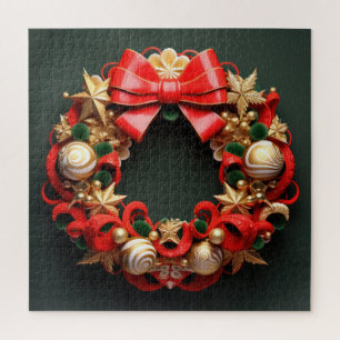 3D Kerstkrans puzzel
