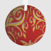 3D Kerstmiswerveling Ornament (achterkant)