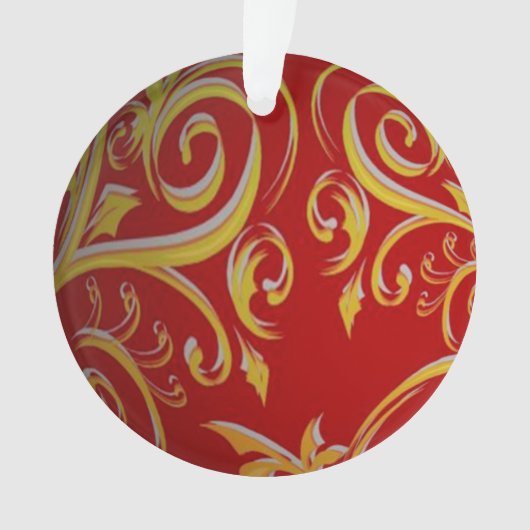 3D Kerstmiswerveling Ornament (voorkant)