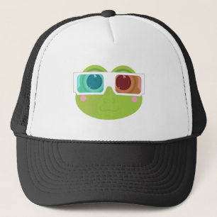 3D Kikker (2) Trucker Pet