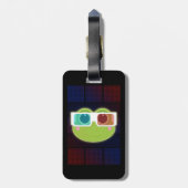 3D Kikker Bagagelabel (Achterkant verticaal)