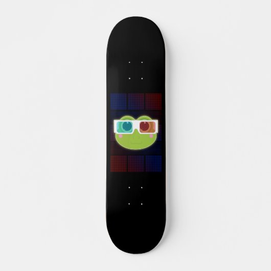 3D Kikker Skateboard (Voorkant)