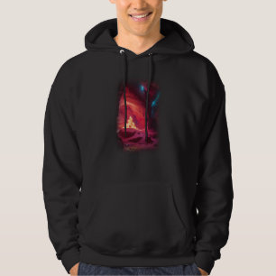 3d kristal gloeiend binnenkant T-shirt