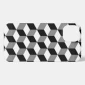 3D Kubbe Art Pattern iPhone Case Hoesje (Achterkant horizontaal)