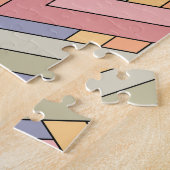 3D kubussen, optische illusie patroon. Legpuzzel (Zijkant)