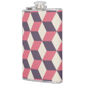 3D kubussen patroon Heupfles (Links)