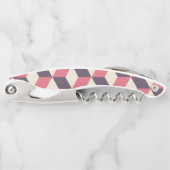 3D kubussen patroon Kurkentrekker (Voorkant)