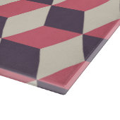 3D kubussen patroon Snijplank (Hoek)