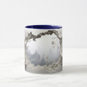 3D Landscape Mok Wrap Sublimatie mok (Midden)