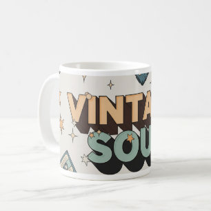3D-lettering en cassettebandje-ontwerp Koffiemok