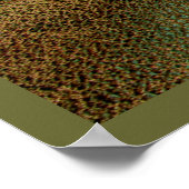 3D-look Africa Map Art Poster (Hoek)