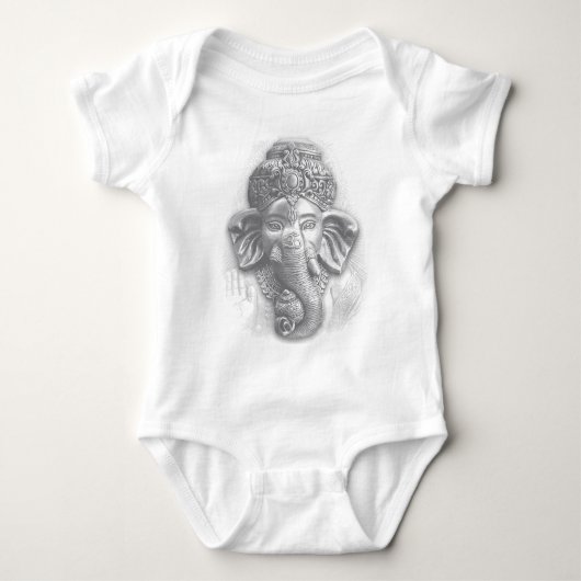 3d Lord Ganesha - Om Romper (Voorkant)