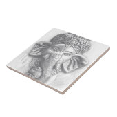 3d Lord Ganesha - Om Tegeltje (Zijkant)