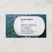 3D Lozenge - Mousserend water 01 Visitekaartje (Achterkant)