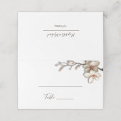 3D Magnolia Bruiloft (Buitenkant ongevouwen)
