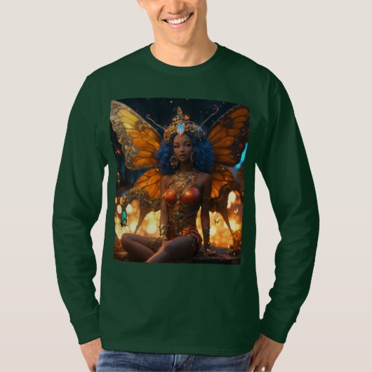 3D Majestic Afrikaanse Interpretatie T-shirt (Voorkant)