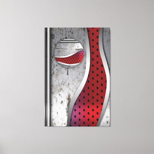 3D Metaal getextureerde Art Canvas Afdruk (Voorkant)