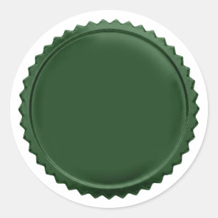3D Metaal Groene Stempel Folie Sterexplosie Onders Ronde Sticker