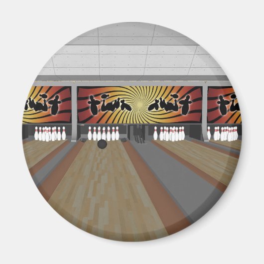 3D-model: Bowling Alley: Magneet (Voorkant)
