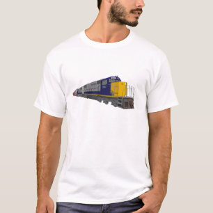 3D-model: Goederentreinen: Spoorweg: T-shirt