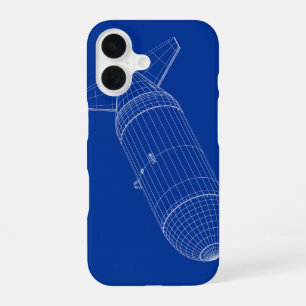3D-model van nucleaire gravitybom iPhone 16 Hoesje