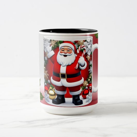 3D mok ontwerp Kerst (Center)