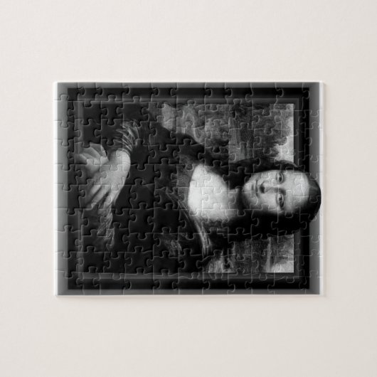 3D MONA LISA PUZZLE [ALLEEN 8X10] LEGPUZZEL (Horizontaal)