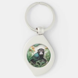 3D Monkey Dierenvriend Sleutelhanger