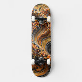 3D Mozaïek Skateboard - Luxe Vortex Kunst Deck (Voorkant)