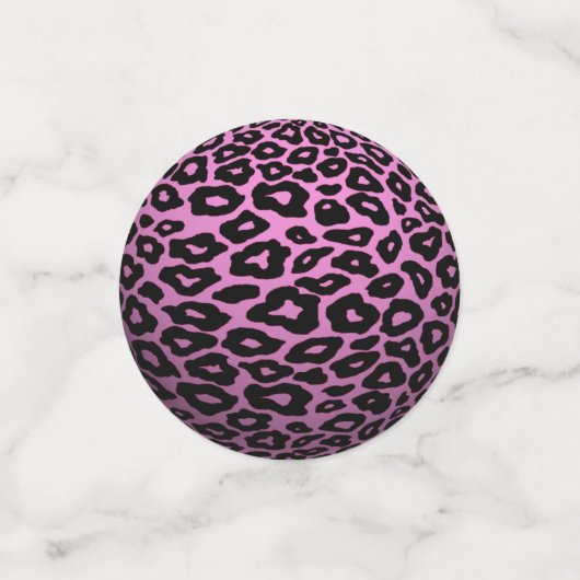 3D Multicolor Leopard Balls Confetti (Kleine voorkant)